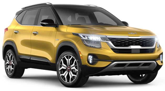 Gold Colored Kia Seltos SUV