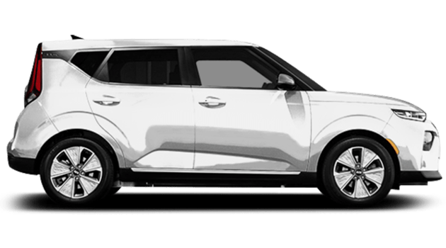 White Color Kia Soul EV Hybrid Electric Car