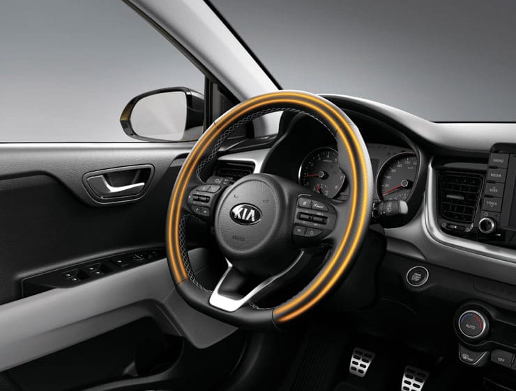 Steering wheel heating option in Kia Stonic