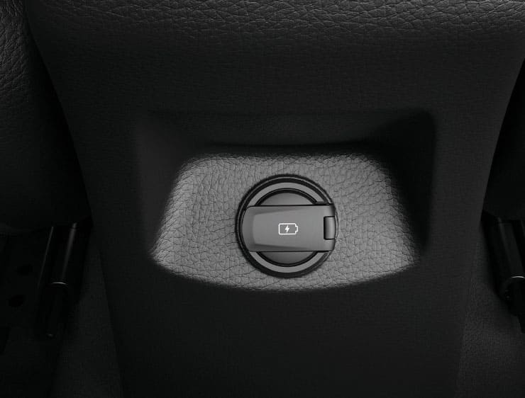 USB charging option at Kia Stonic