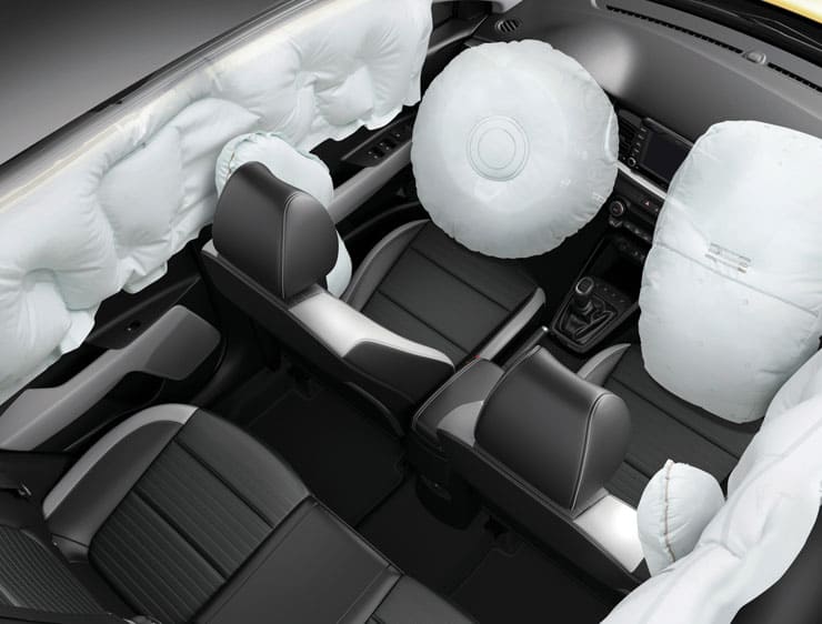 Air bag system of Kia Stonic SUV