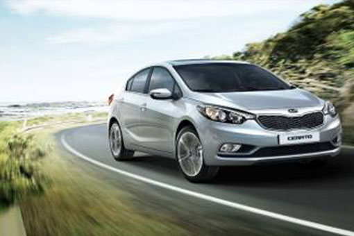 Kia Cerato on the highway